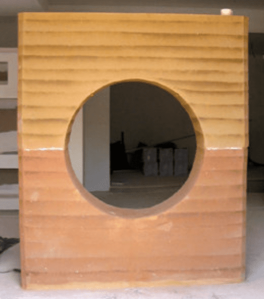 Figura 05 – Painel 01 restaurado com consolidante polivinílico.